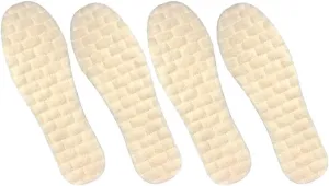 2 Pairs of Wool Warm Insoles Sneakers Insoles Winter Boots Insole