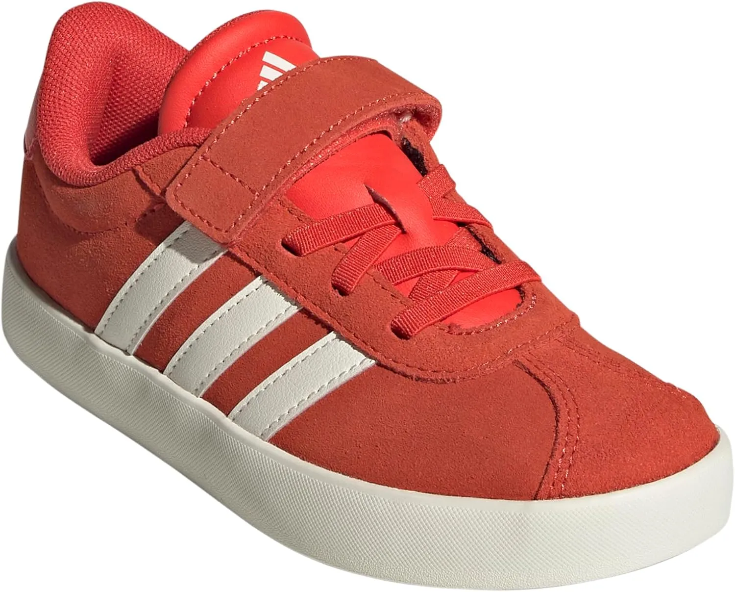 adidas Unisex-Child Vl Court 3.0 Elastic Lace Sneaker, EU