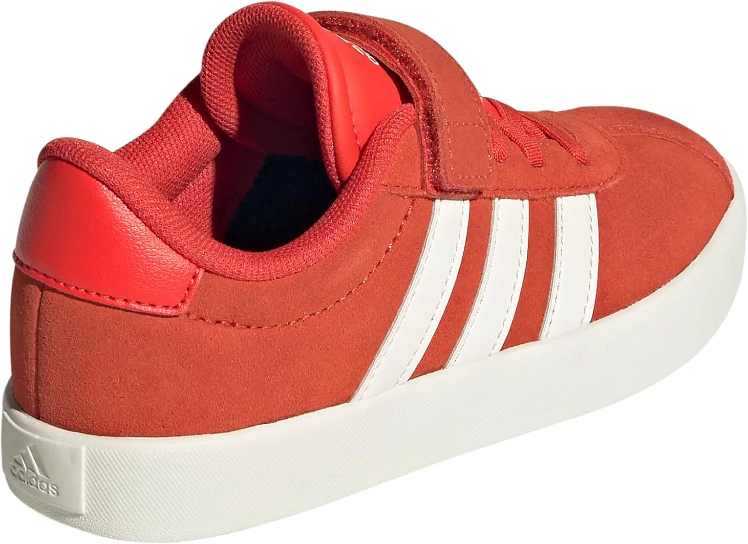 adidas Unisex-Child Vl Court 3.0 Elastic Lace Sneaker, EU