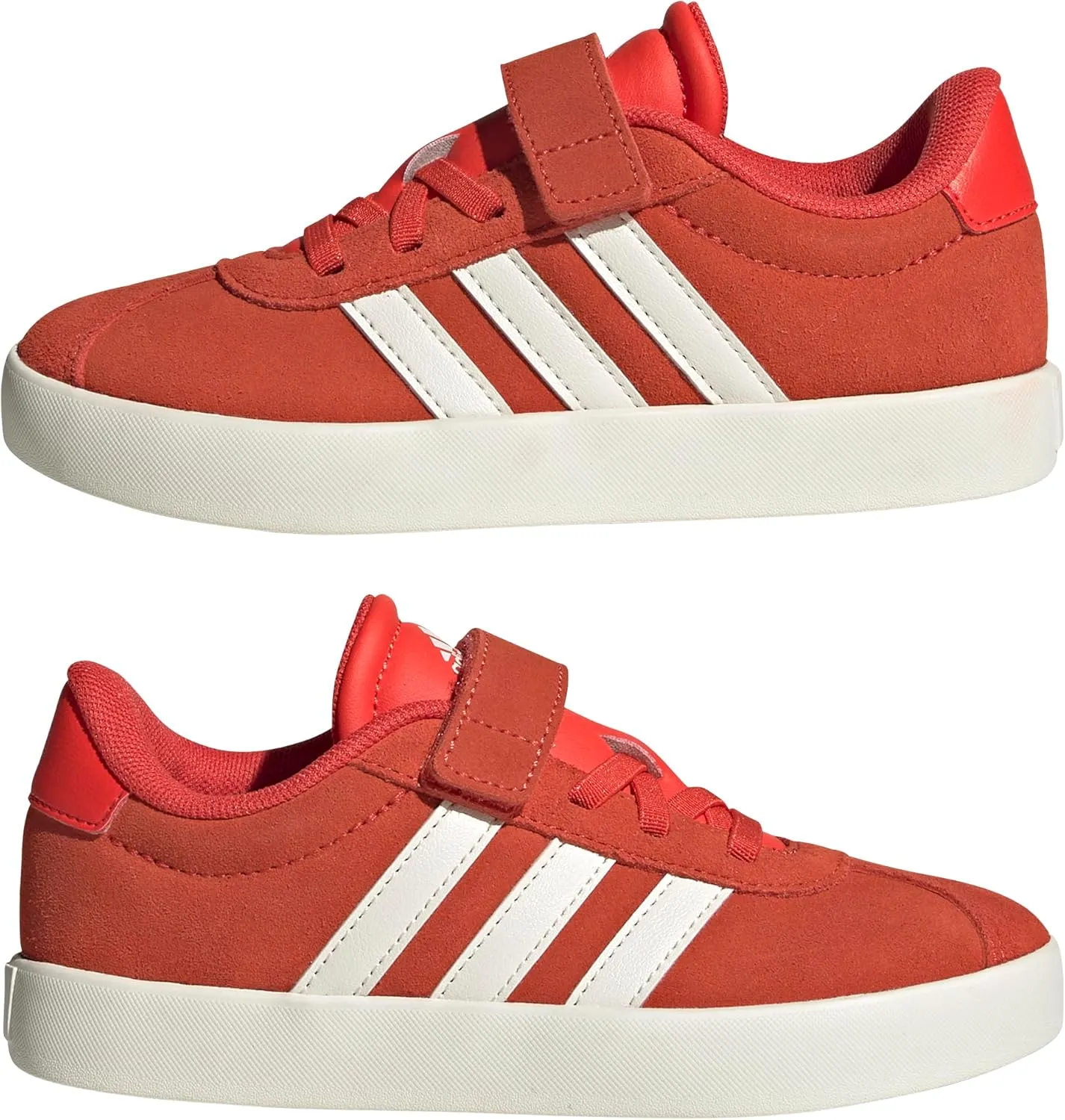 adidas Unisex-Child Vl Court 3.0 Elastic Lace Sneaker, EU