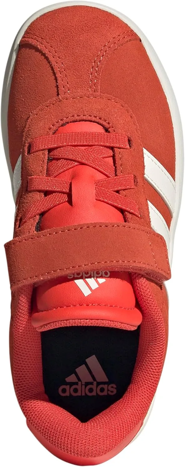 adidas Unisex-Child Vl Court 3.0 Elastic Lace Sneaker, EU