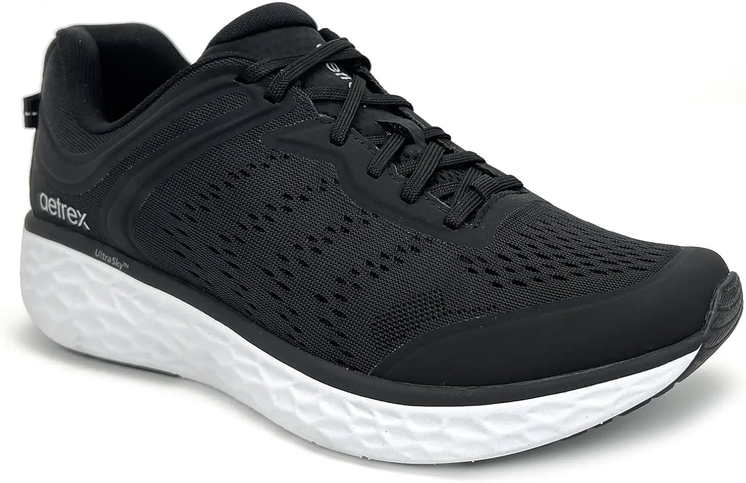 Aetrex Chase Orthopedic Arch Support Sneakers for Men - Plantar Fasciitis Relief Comfortable Mesh Adjustable Laces Mens Sneakers