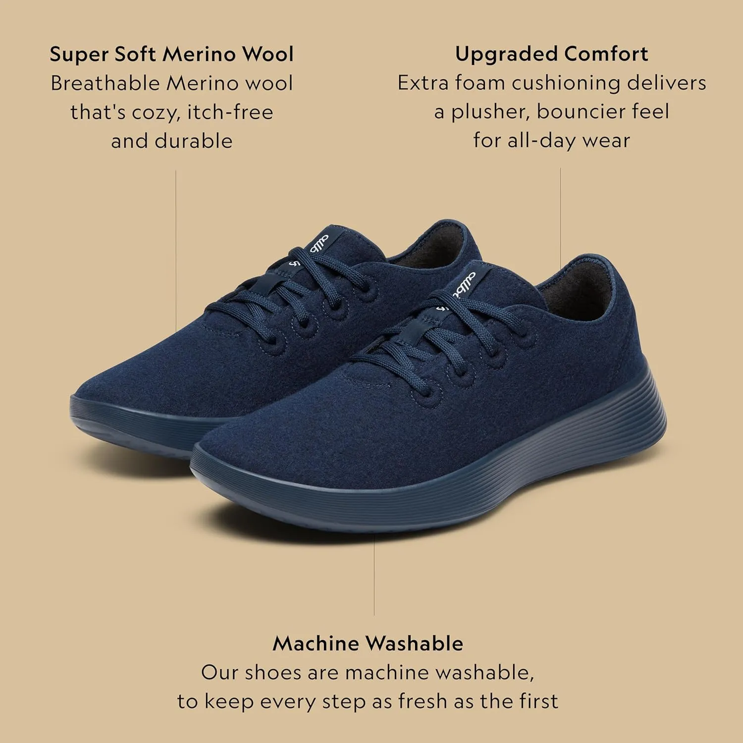 Allbirds Men's Wool Runner Go Sneaker