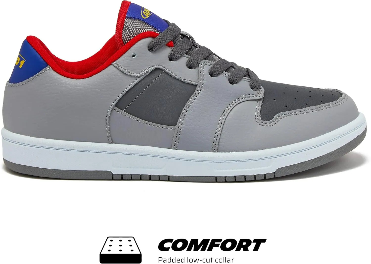AND1 Slam Kids Basketball Shoes, Low Top Cool Court Sneakers for Kids, Little Kid 11 to Big Kid 7