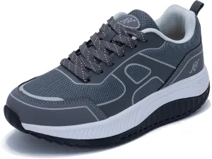 AOV Womens Walking Shoes with Arch Support Plantar Fasciitis Sneakers Gym Tennis for Foot and Heel Pain Relief