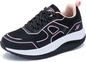 AOV Womens Walking Shoes with Arch Support Plantar Fasciitis Sneakers Gym Tennis for Foot and Heel Pain Relief