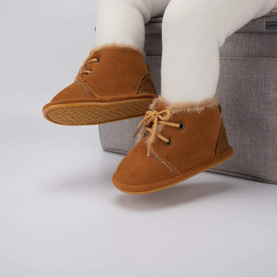 Baby Boys Girls Shoes Infant High-Top Ankle Sneakers Non-Slip Soft Sole Toddler Prewalker Newborn First Walkers Crib Shoes