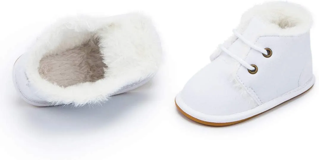 Baby Boys Girls Shoes Infant High-Top Ankle Sneakers Non-Slip Soft Sole Toddler Prewalker Newborn First Walkers Crib Shoes