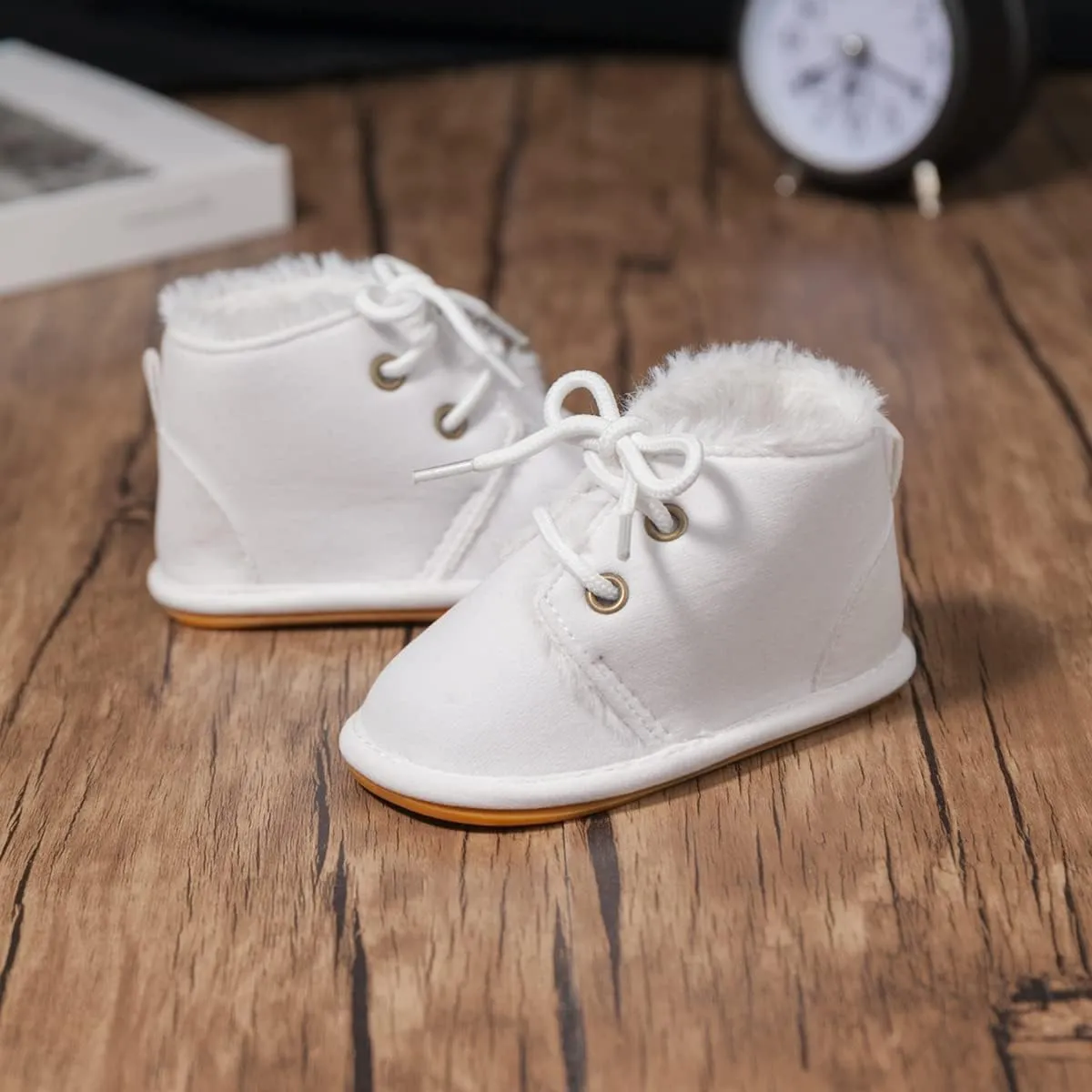 Baby Boys Girls Shoes Infant High-Top Ankle Sneakers Non-Slip Soft Sole Toddler Prewalker Newborn First Walkers Crib Shoes