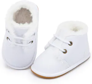 Baby Boys Girls Shoes Infant High-Top Ankle Sneakers Non-Slip Soft Sole Toddler Prewalker Newborn First Walkers Crib Shoes