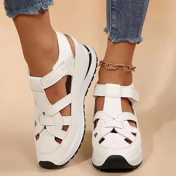 Bomre Shoes Women Sneakers, Aveta Orthopedic Sandals, Arch Support Sandals Summer Platform Wedge Beach Boho Vacation