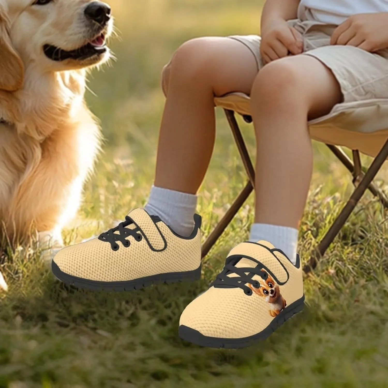 Boys Tennis Shoes Cute Animal Sneakers for Kids Slip On School Shoes