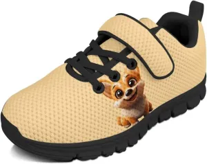 Boys Tennis Shoes Cute Animal Sneakers for Kids Slip On School Shoes
