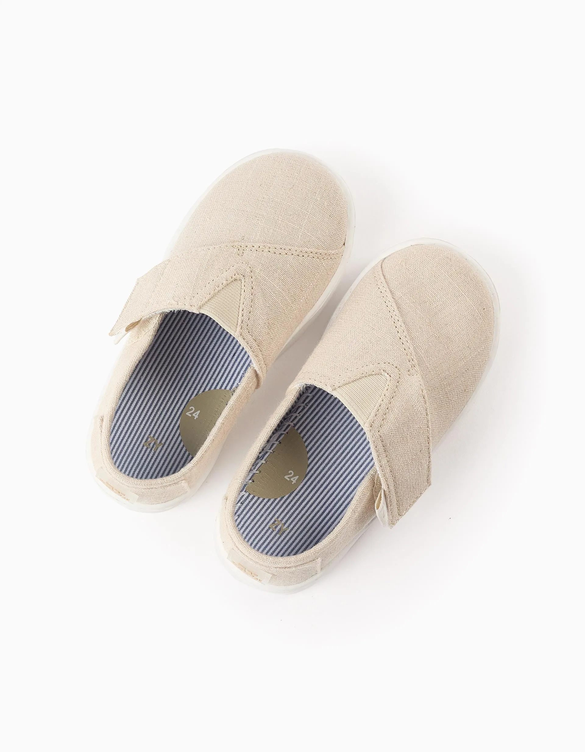 Canvas Espadrilles for Baby Boys, Beige