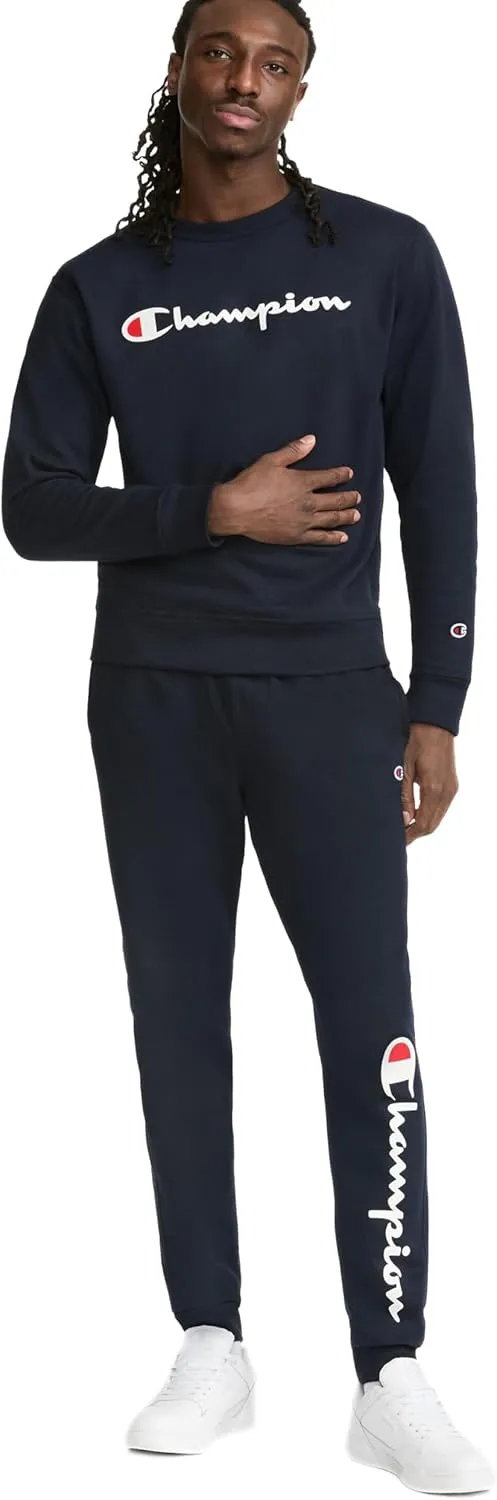 Champion Men's Sweatshirt, Powerblend, Fleece Midweight Crewneck Sweatshirt (Reg. Or Big & Tall)