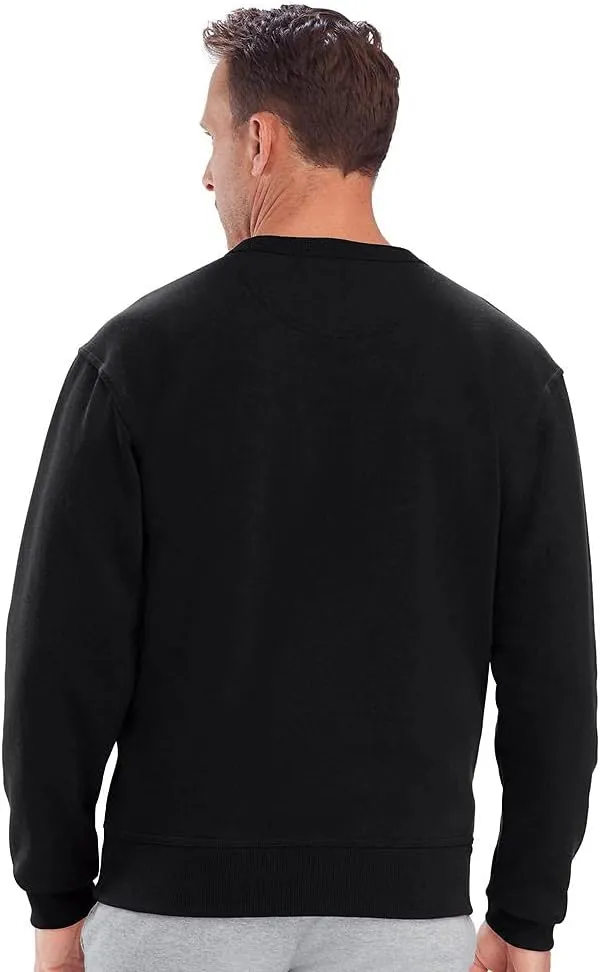 Champion Men's Sweatshirt, Powerblend, Fleece Midweight Crewneck Sweatshirt (Reg. Or Big & Tall)