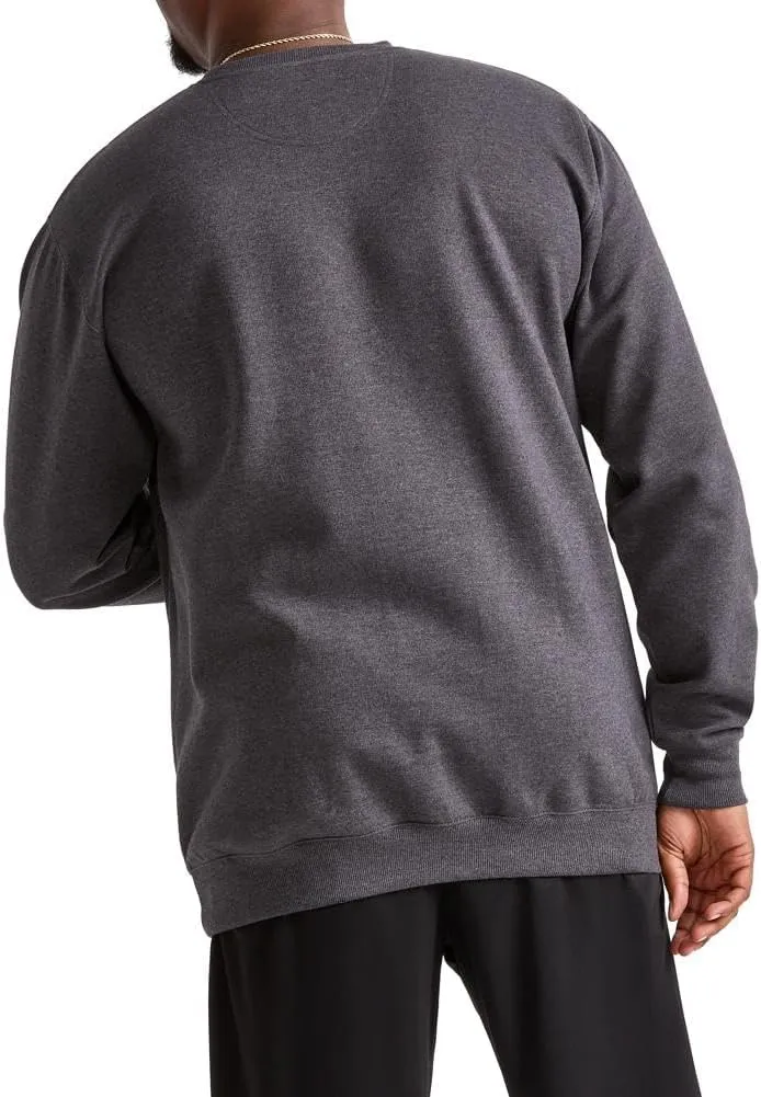 Champion Men's Sweatshirt, Powerblend, Fleece Midweight Crewneck Sweatshirt (Reg. Or Big & Tall)