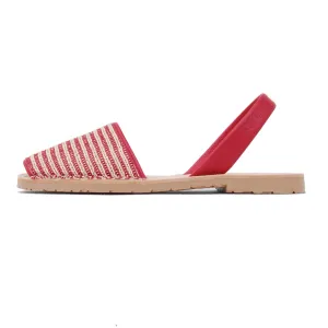 Clio Avarcas Menorcan Sandals in Red