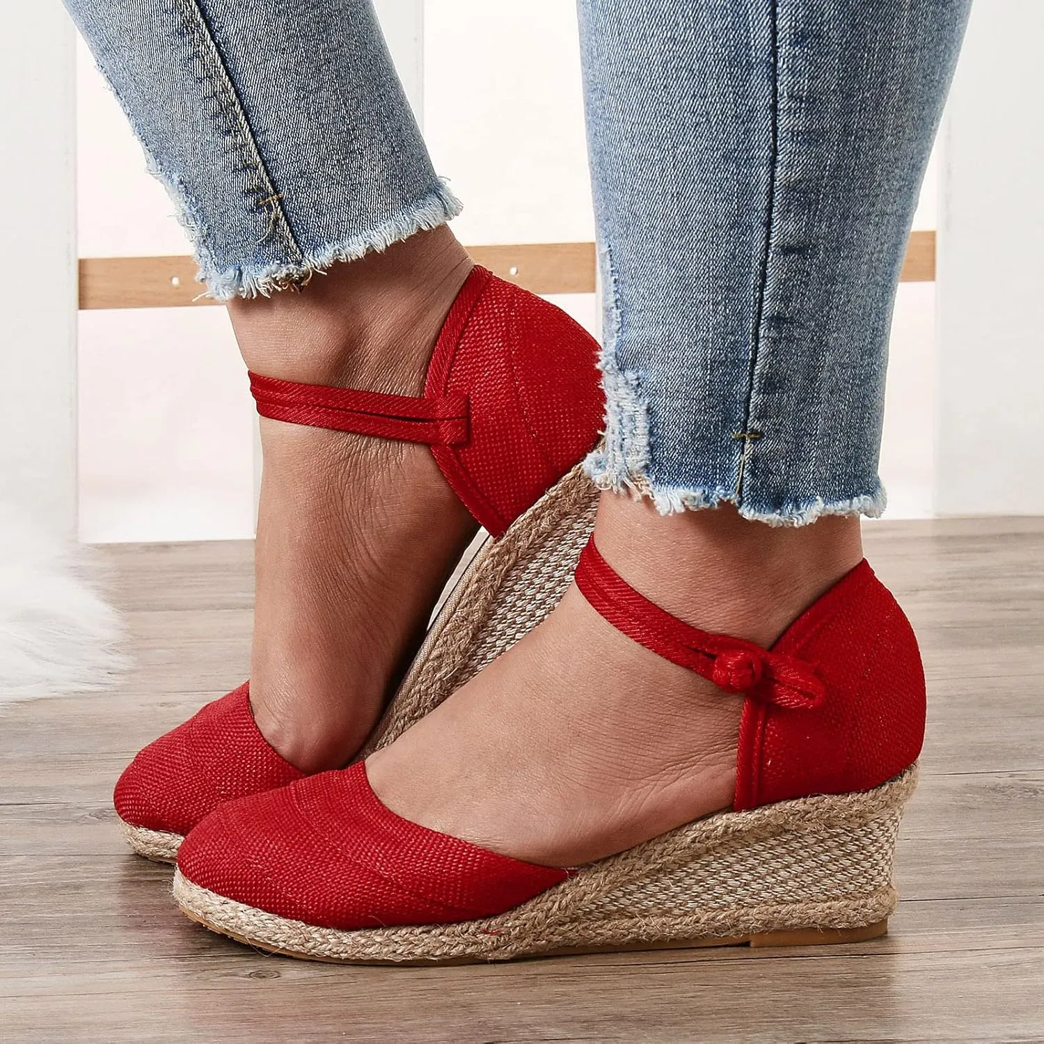 Closed Toe Womens Platform Sandals Comfortable Dressy Women Wedge Sandals Dress Shoes Elegant Non-Slip Summer Shoes