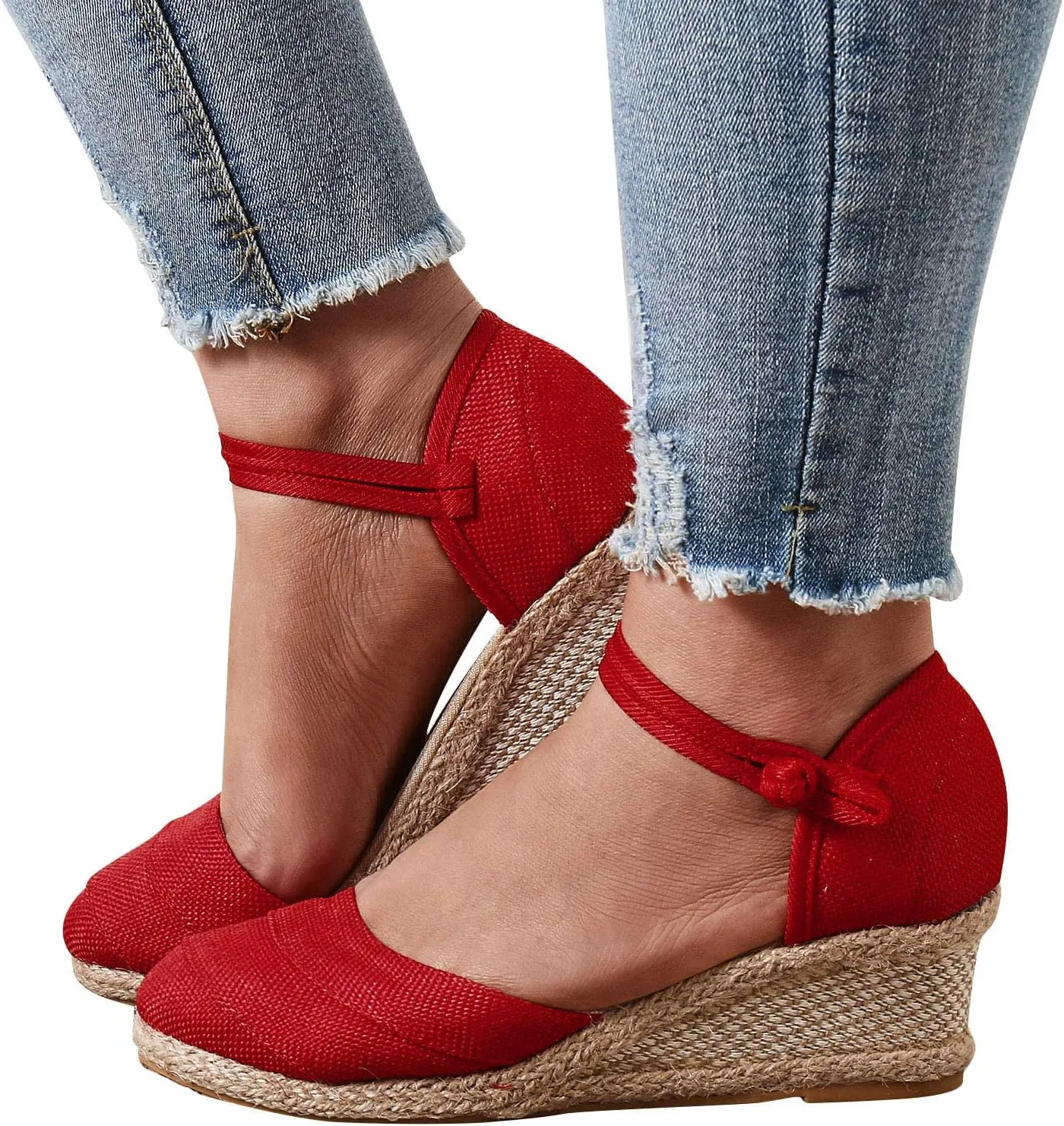 Closed Toe Womens Platform Sandals Comfortable Dressy Women Wedge Sandals Dress Shoes Elegant Non-Slip Summer Shoes