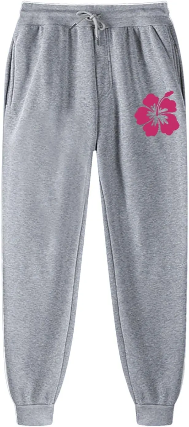 Cute 2 Piece Outfits for Women Teen Girls Preppy Puff 2024 Fall Fleece Pocket Drawstring Pullover Oversized Sweatpant