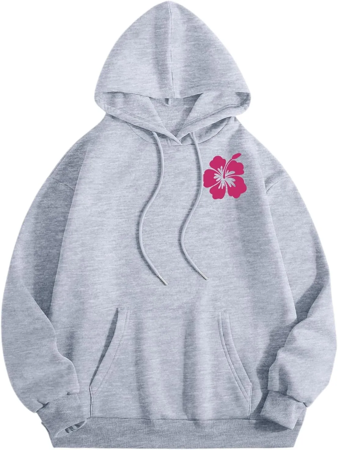 Cute 2 Piece Outfits for Women Teen Girls Preppy Puff 2024 Fall Fleece Pocket Drawstring Pullover Oversized Sweatpant