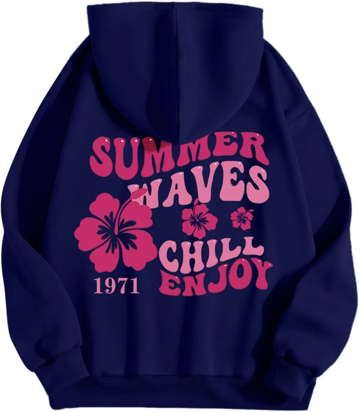 Cute Beach Sweatsuits Women 2 Piece Outfit Meet Me at The 1962 Pink Tree Graphic Hoodie with Sweatpants Cute Tracksuit