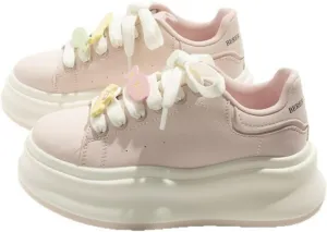 Cute Cat Fish Butterfly Chunky Platform Sneakers Women Y2K Aesthetic 2.4" Height Increase Casual Outfit Cute Walking Shoes
