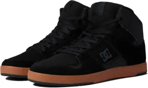 DC Mens Cure Casual High-Top Skate Shoes Sneakers Black/Gum 1 14 D - Medium