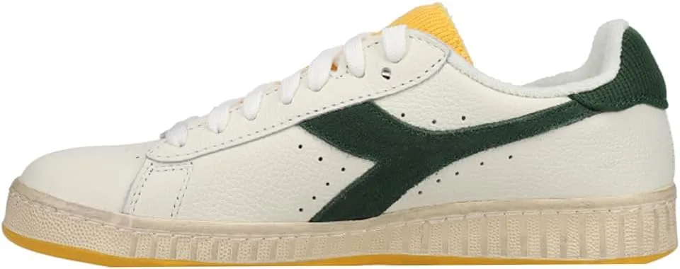Diadora Mens Game L Low Icona Lace Up Sneakers Shoes Casual - White