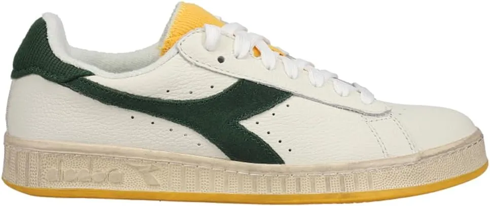Diadora Mens Game L Low Icona Lace Up Sneakers Shoes Casual - White