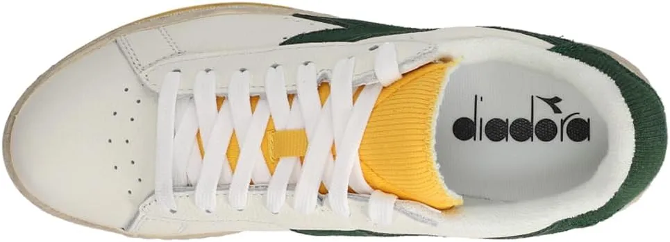 Diadora Mens Game L Low Icona Lace Up Sneakers Shoes Casual - White