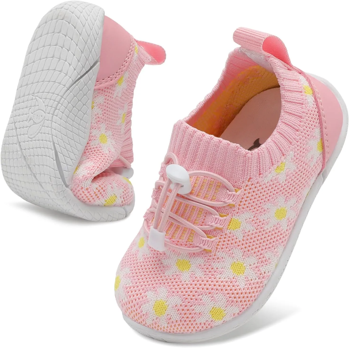 FEETCITY Baby Shoes Boys Girls First Walking Shoes Infant Sneakers Crib Shoes Breathable Lightweight Slip On Shoes
