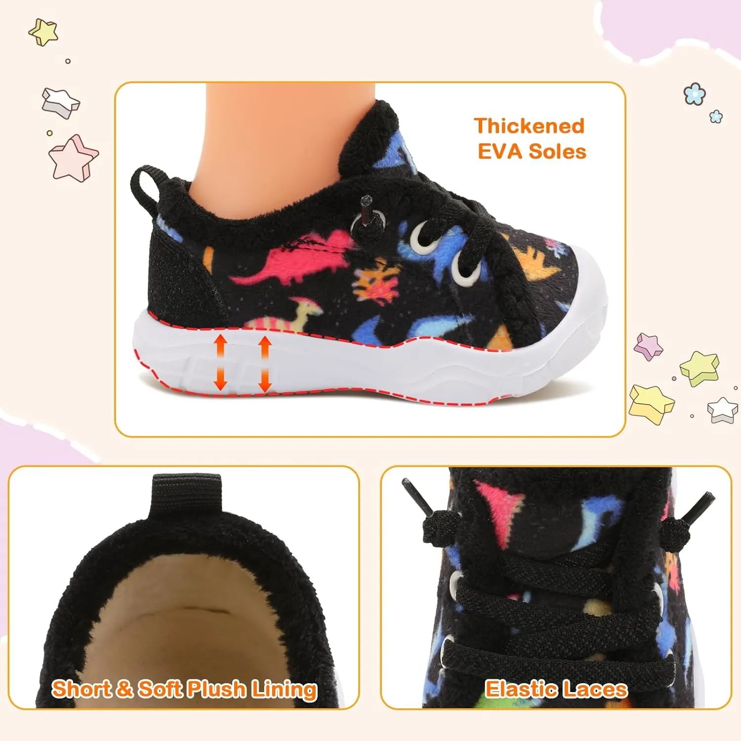 FEETCITY Wide Boys & Girls Winter Shoes - Barefoot & Walking Shoes, Slip On, Tennis Design