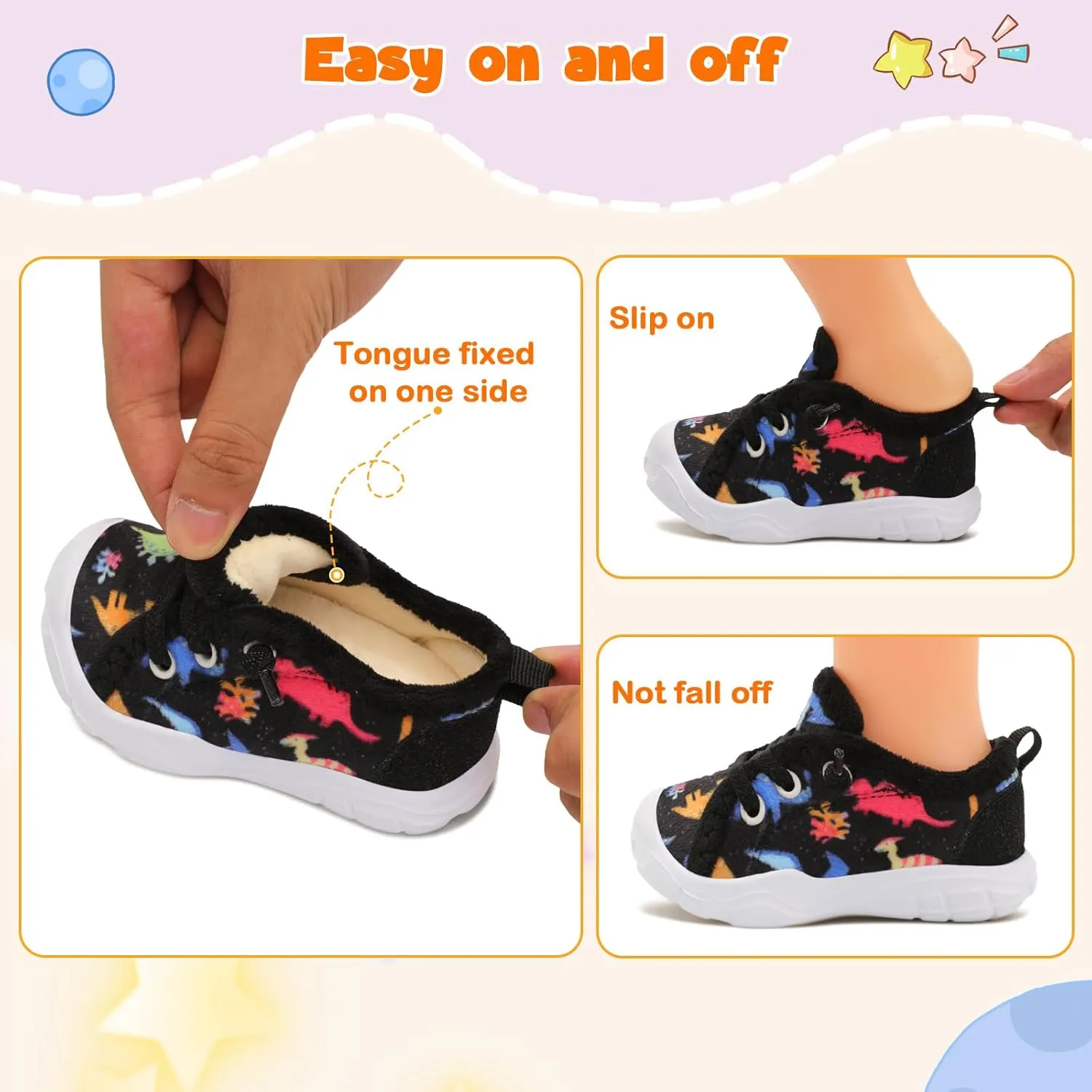 FEETCITY Wide Boys & Girls Winter Shoes - Barefoot & Walking Shoes, Slip On, Tennis Design