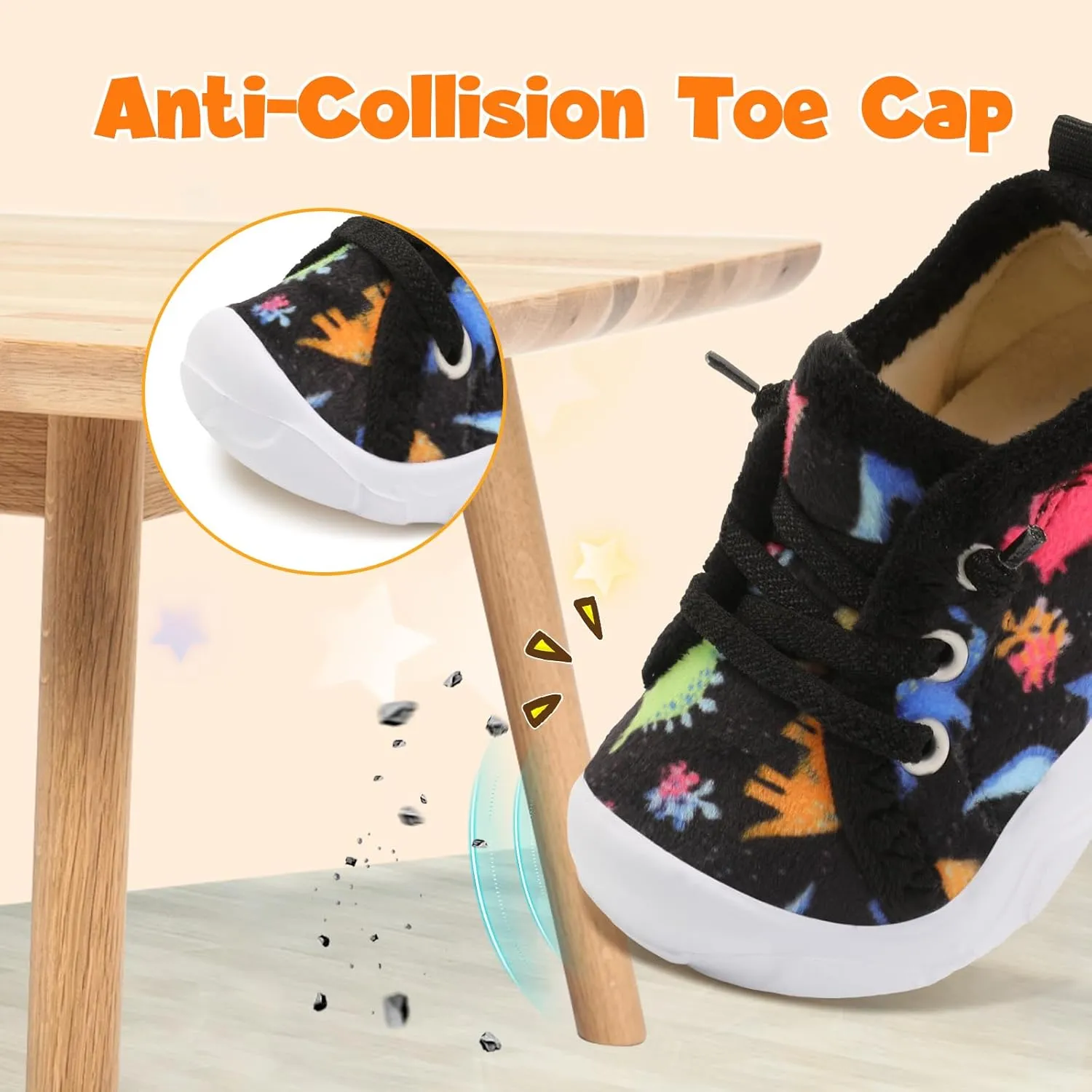 FEETCITY Wide Boys & Girls Winter Shoes - Barefoot & Walking Shoes, Slip On, Tennis Design
