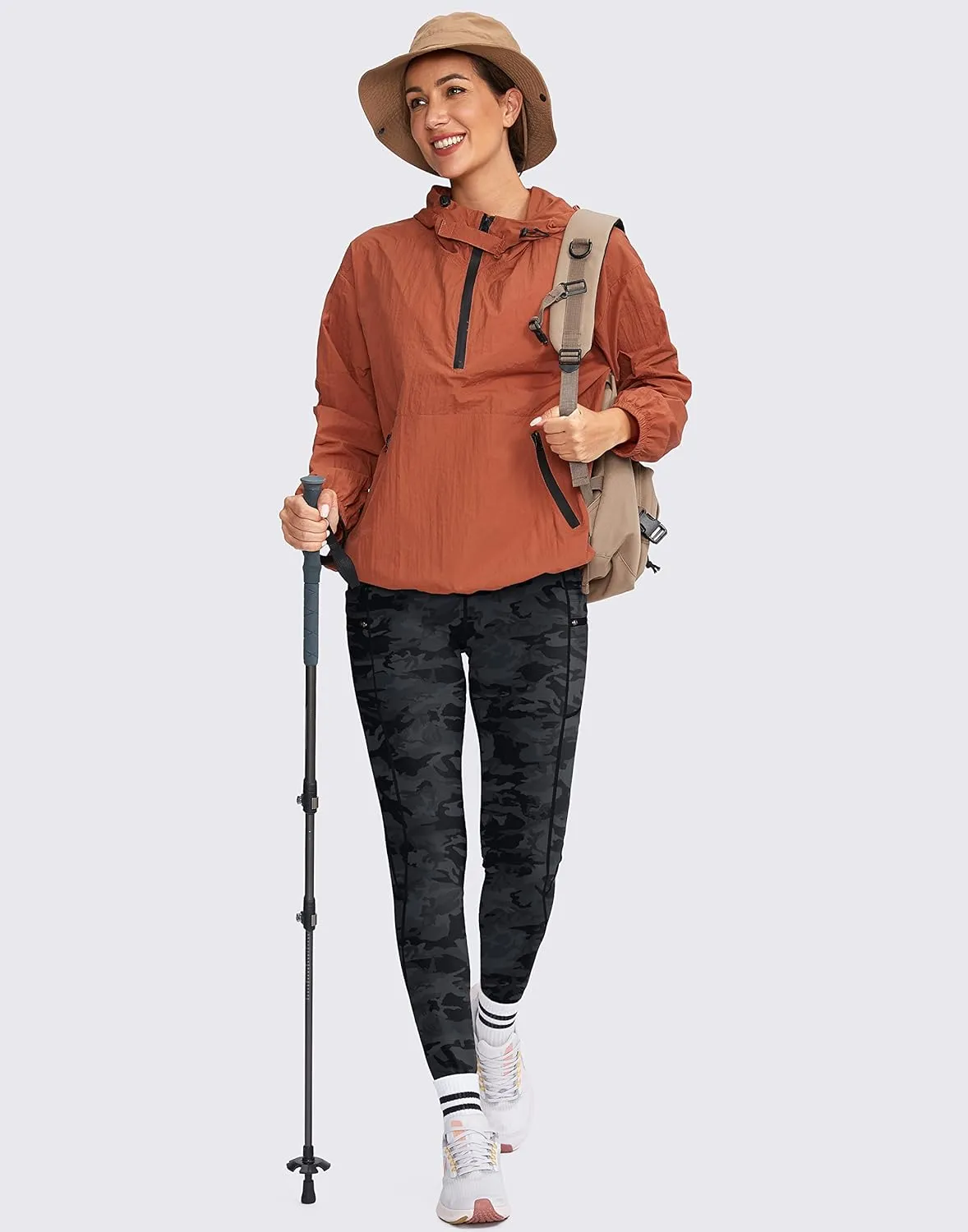 G Gradual Women's Fleece Lined Winter Leggings with Pockets Water Resistant High Waisted Thermal Warm Pants Running Hiking