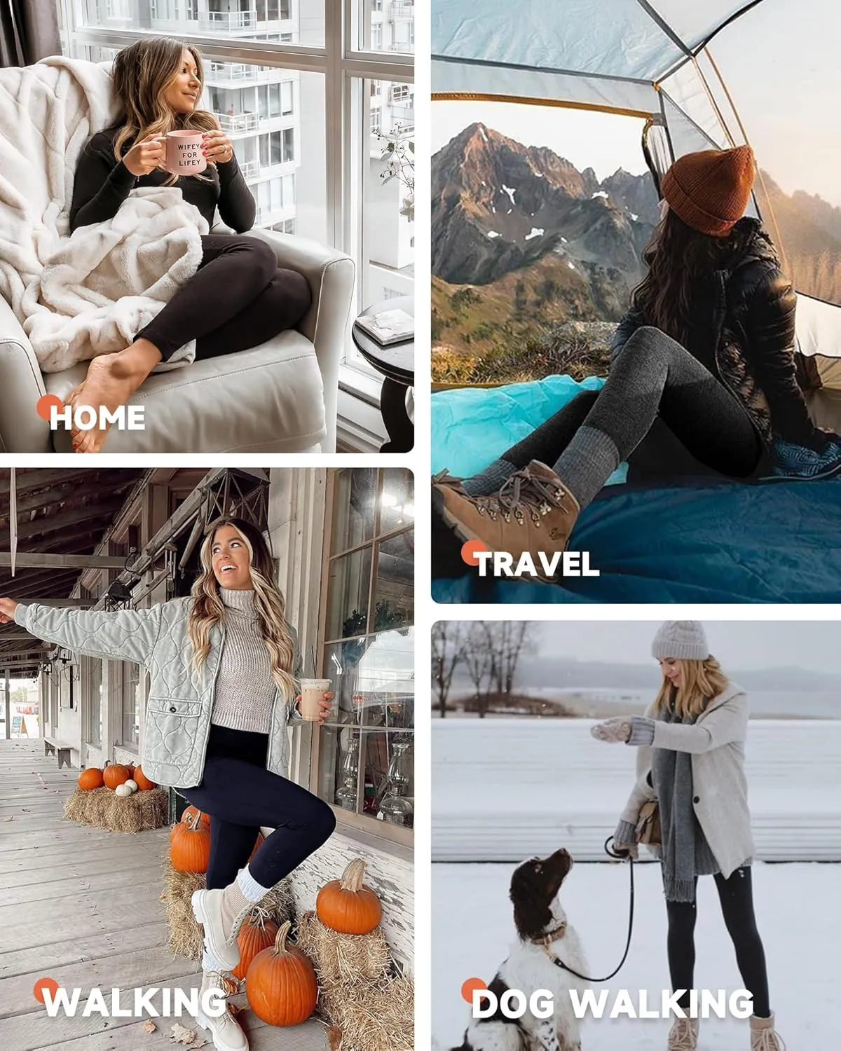 GAYHAY Fleece Lined Leggings Women - Thermal Winter Warm Water Resistant High Waisted Running Hiking Pants with Pockets