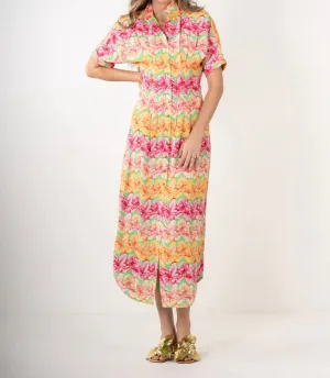 Georgia Dress In Azalea