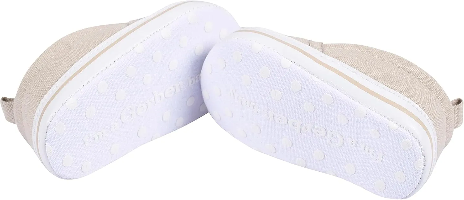 Gerber Unisex-Baby Newborn Infant Toddler Boy and Girl Slip-on Sneaker Crib Shoe