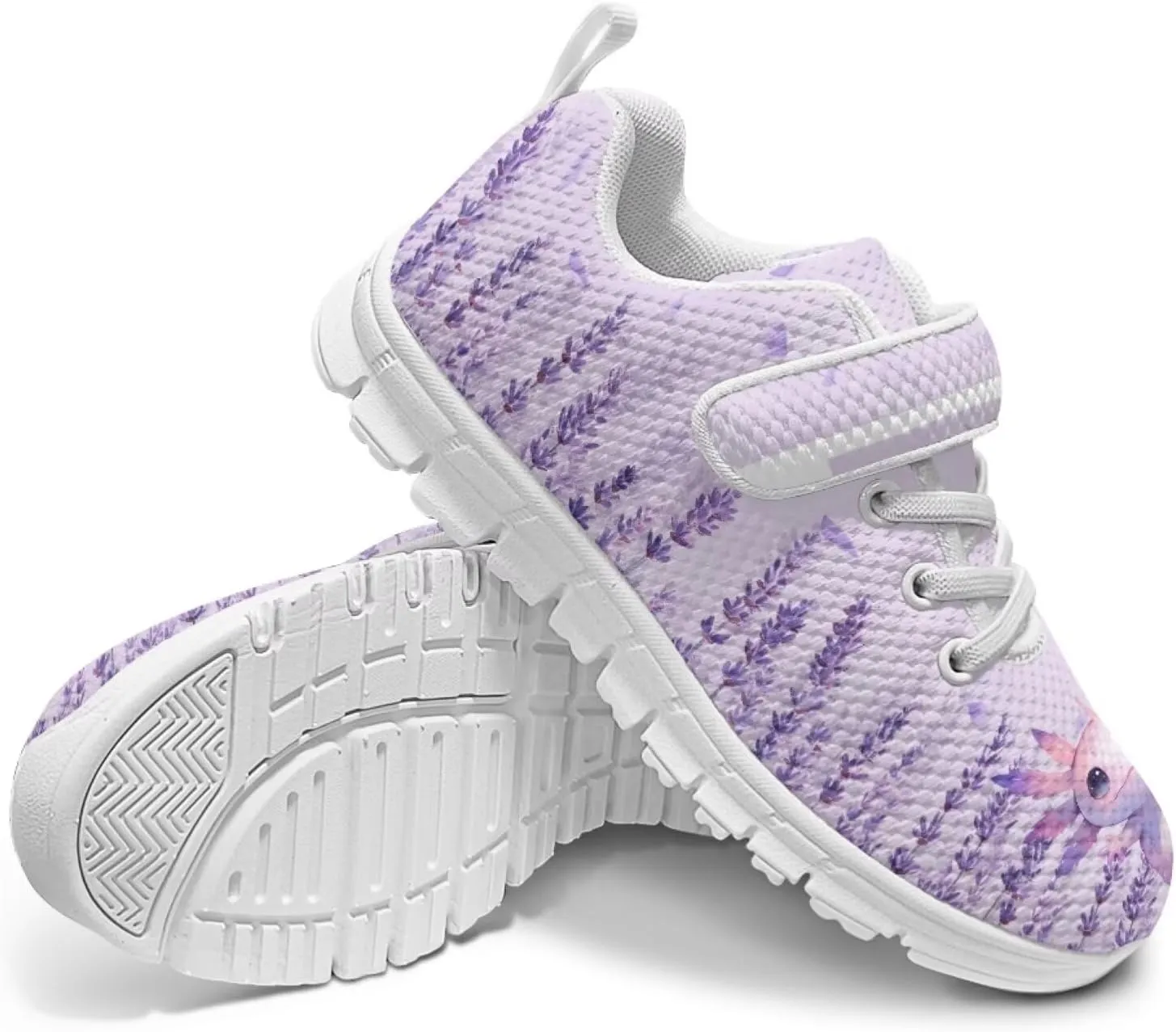 Girls' Athletic Tennis Shoes Cute Slip On Kids Sneakers Running Shoes