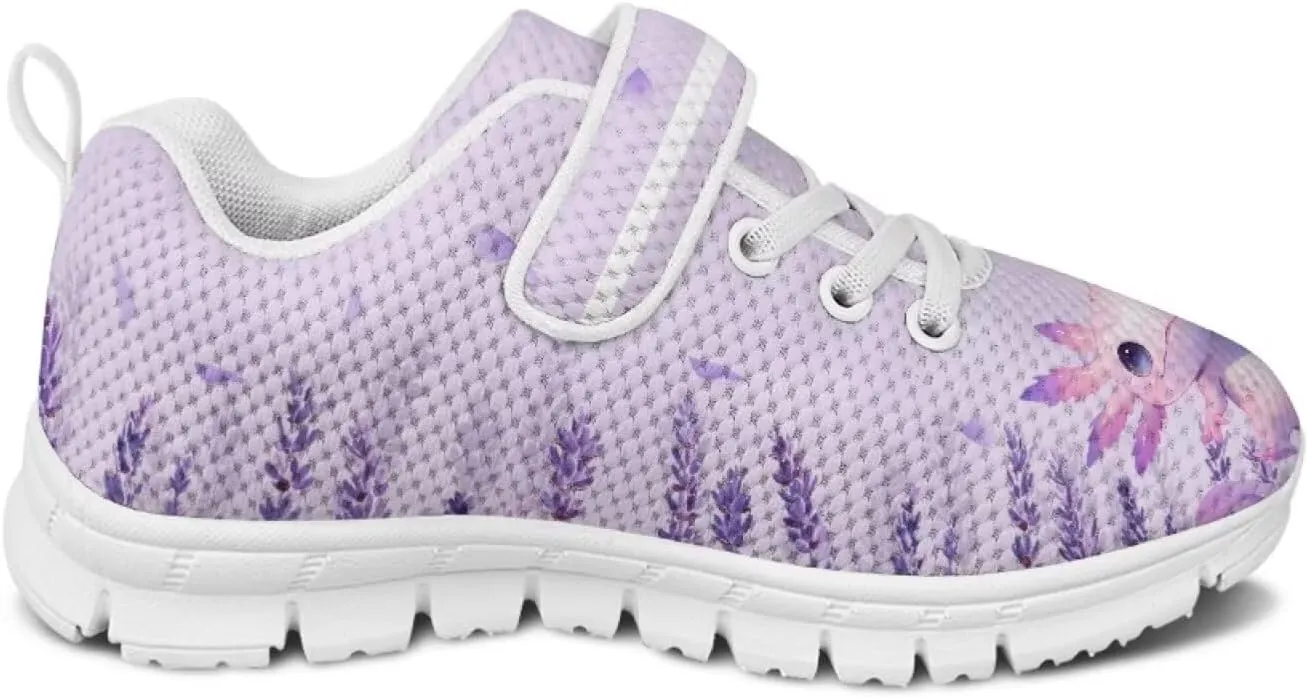 Girls' Athletic Tennis Shoes Cute Slip On Kids Sneakers Running Shoes