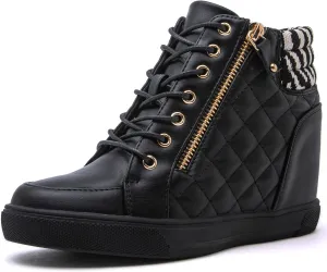 GLOBALWIN Women's Ankle Boots Wedge Sneakers For Women