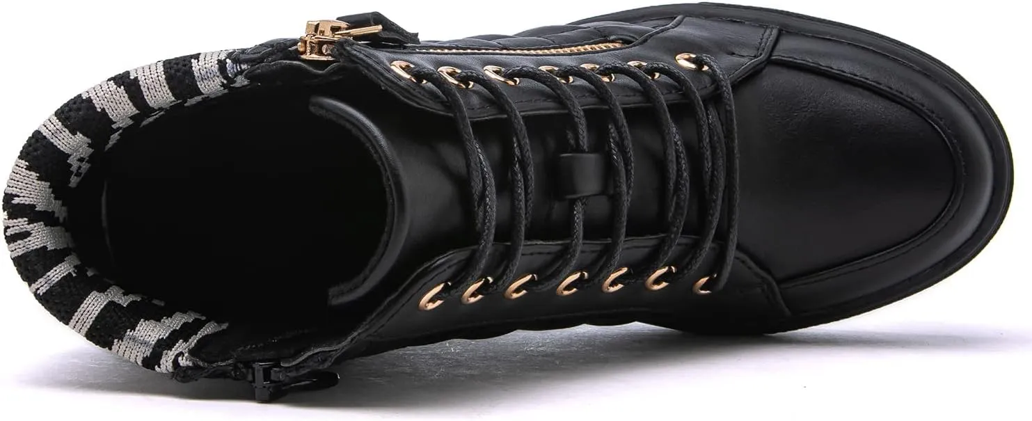 GLOBALWIN Women's Ankle Boots Wedge Sneakers For Women