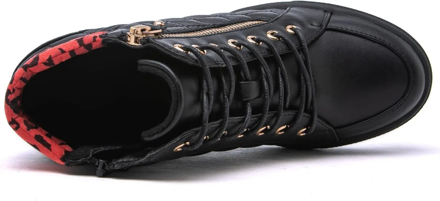 GLOBALWIN Women's Ankle Boots Wedge Sneakers For Women