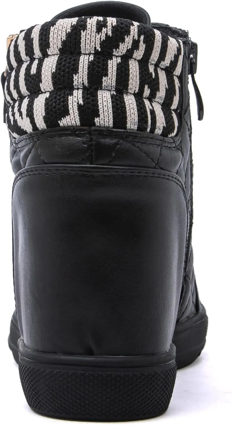 GLOBALWIN Women's Ankle Boots Wedge Sneakers For Women