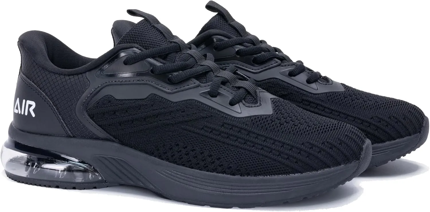 Gyeice Mens Air Running Shoes Slip on Tennis Athletic Sneakers Lightweight Walking Jogging Workout Gym Slip On Shoes Size 8-13
