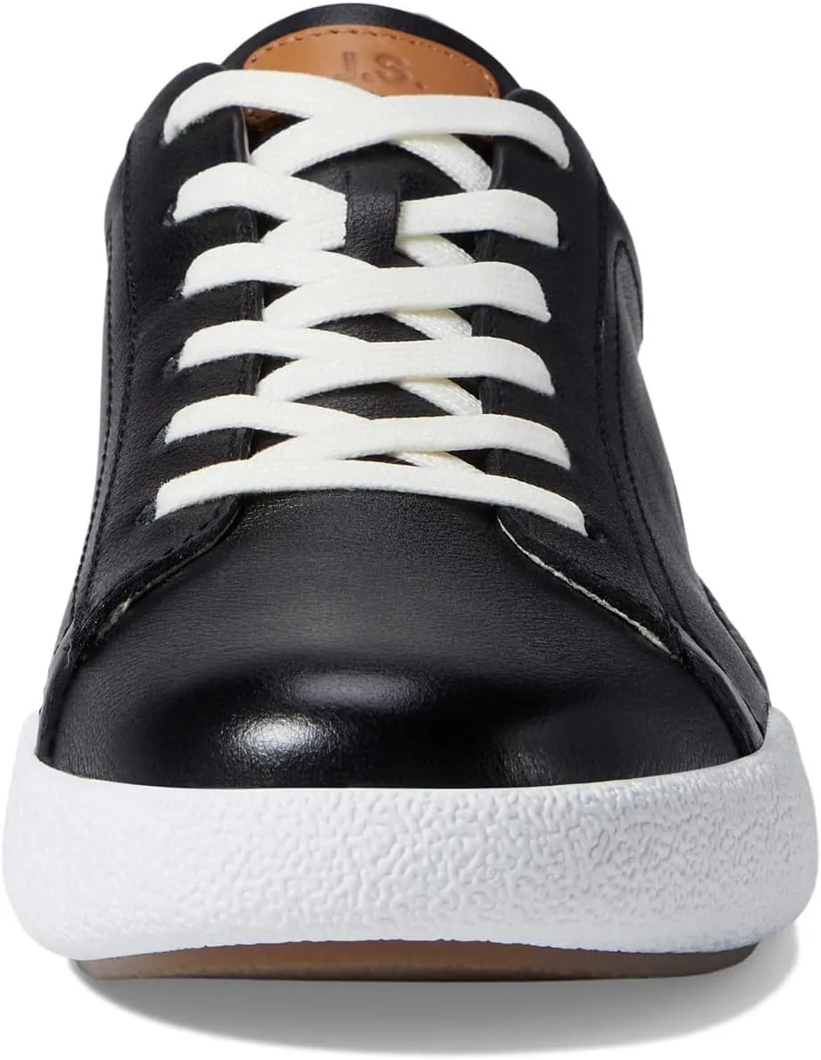 Josef Seibel® Claire 01 Leather Sneakers for Women – Leather and Textile Construction – Moc Toe