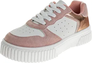 Josmo Kids Girl Sneakers Lace Up Casual Fashion Platform Shoes (Little Kid - Big Kid)