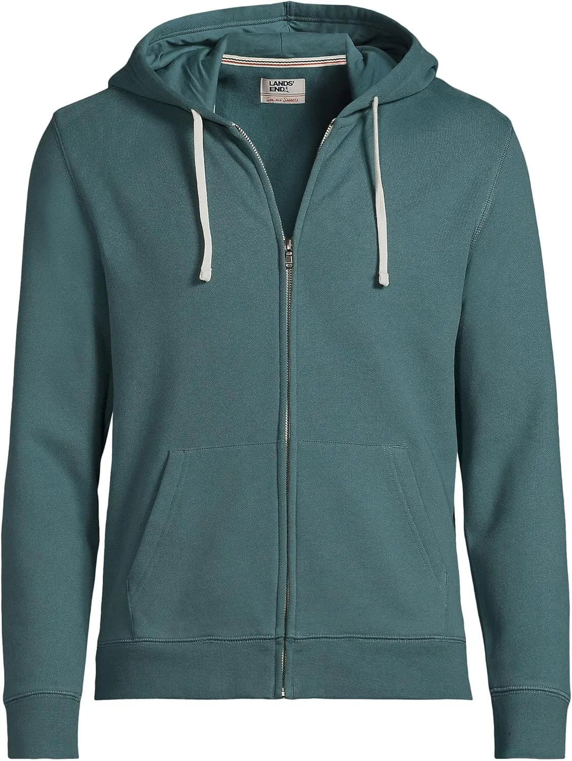 Lands' End Men's Serious Sweats Full Zip Hoodie